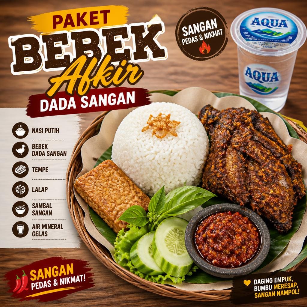 Paket Bebek Afkir Dada Sangan